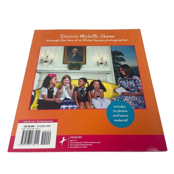 2018 Reach Higher by Amada Lucidon Inspiring Michelle Obama Photo Paperback Book - Picture 3 of 4